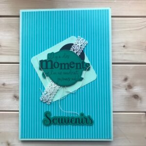 Carte album photos à double cascades