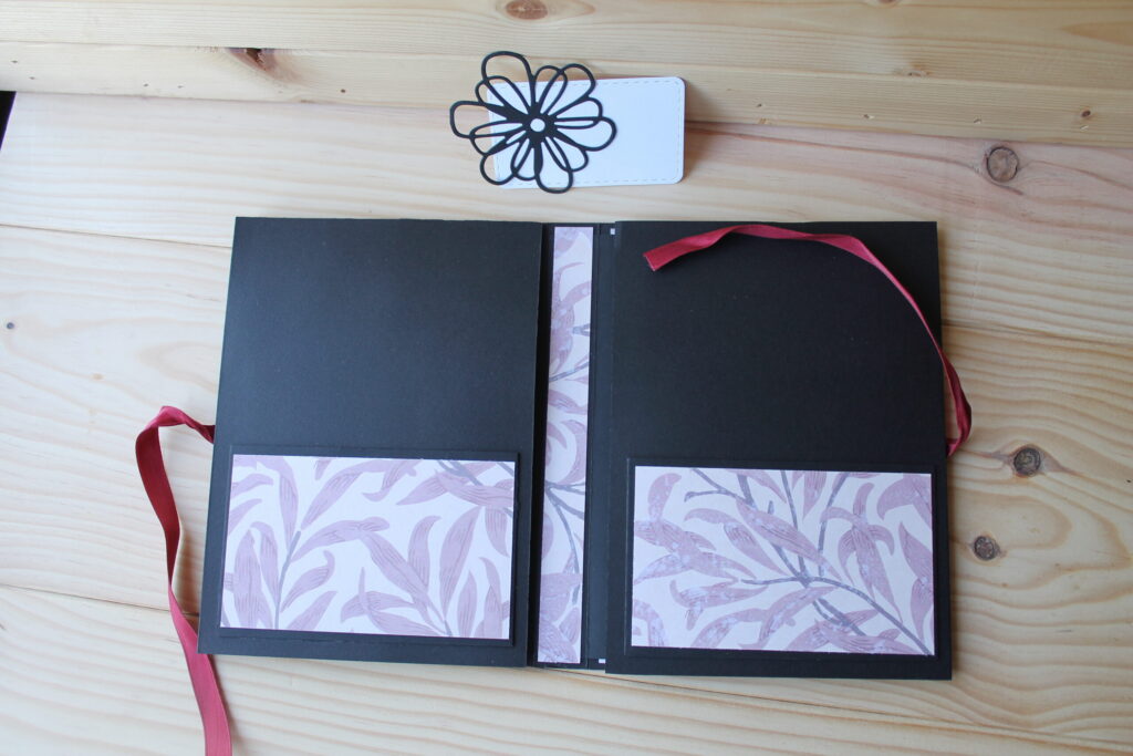 Porte folio personnalisable- base noire