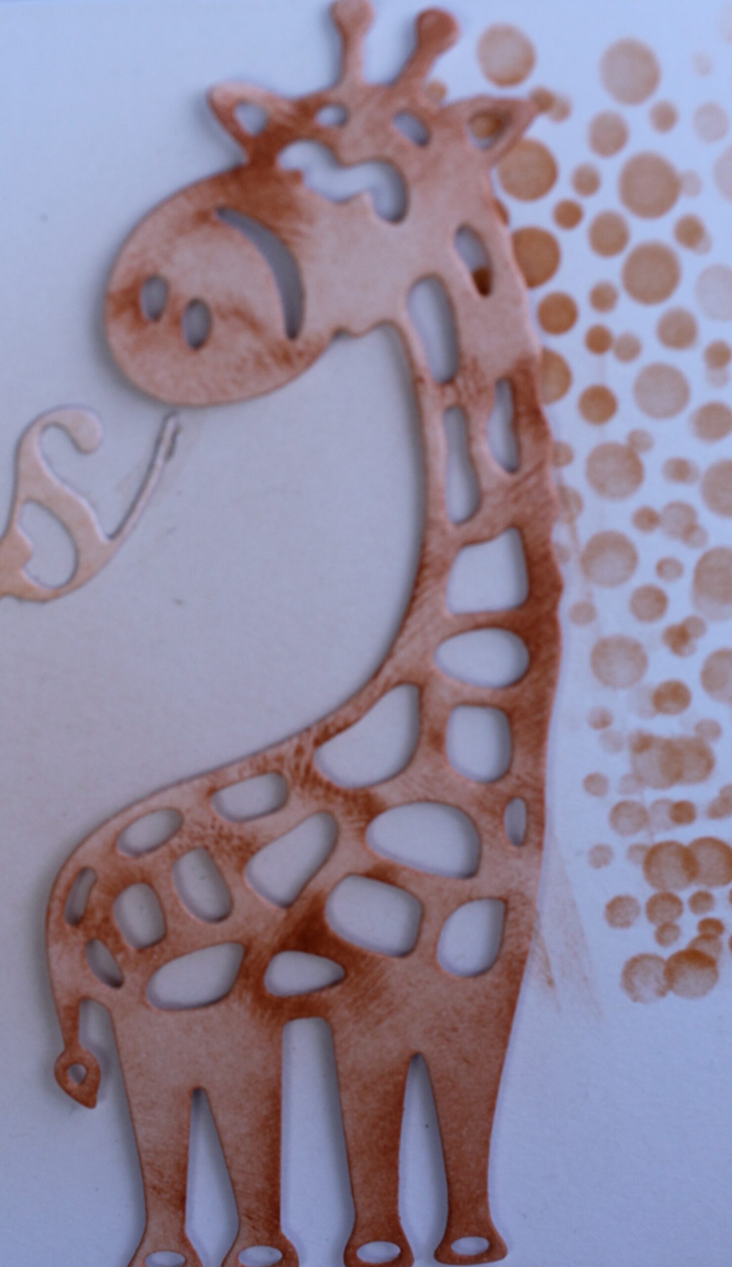 Carte Artisanale "Bisous"en découpe fine - Eclats spontanés – Image 4