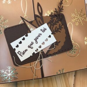 Boite cadeau  caramel et chocolat