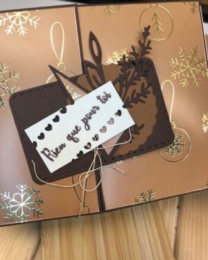 Boite cadeau  caramel et chocolat